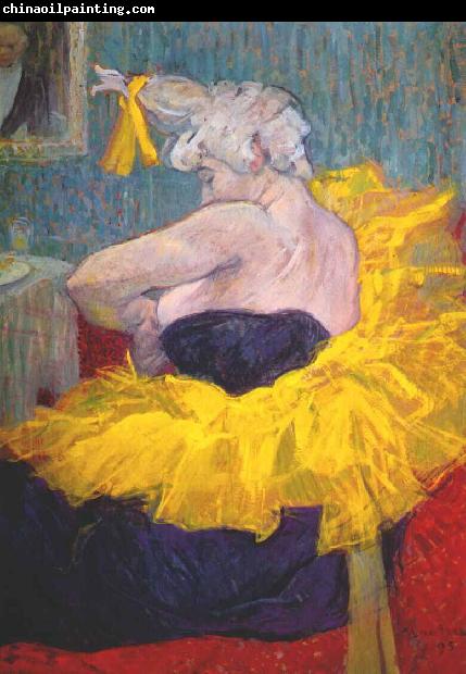 toulouse-lautrec The clownesse cha-u-kao at the Moulin Rouge