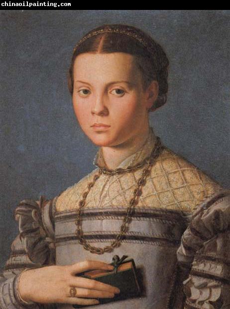 Agnolo Bronzino Portrait of a Little Gril with a Book