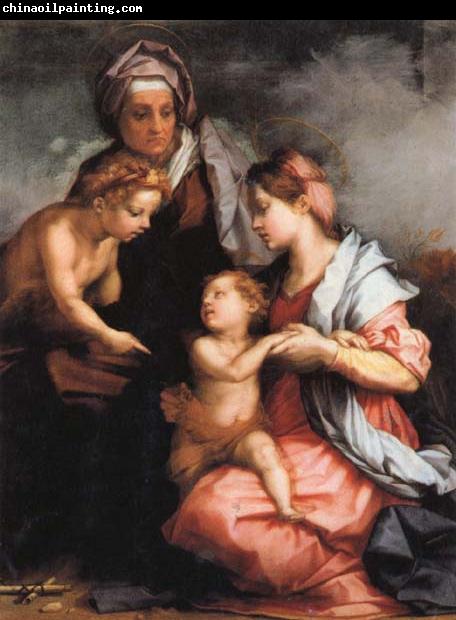 Andrea del Sarto Madonna and Child wiht SS.Elizabeth and the Young john