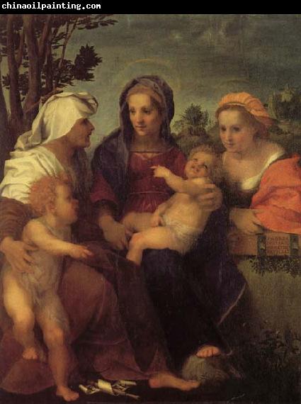 Andrea del Sarto Madonna and Child with St.Catherine