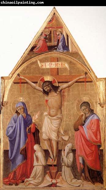 Antonio Fiorentino Crucifixion with Madonna and St.John