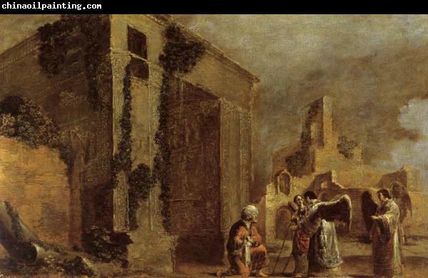 BRAMER, Leonaert Abraham and the Three Angels