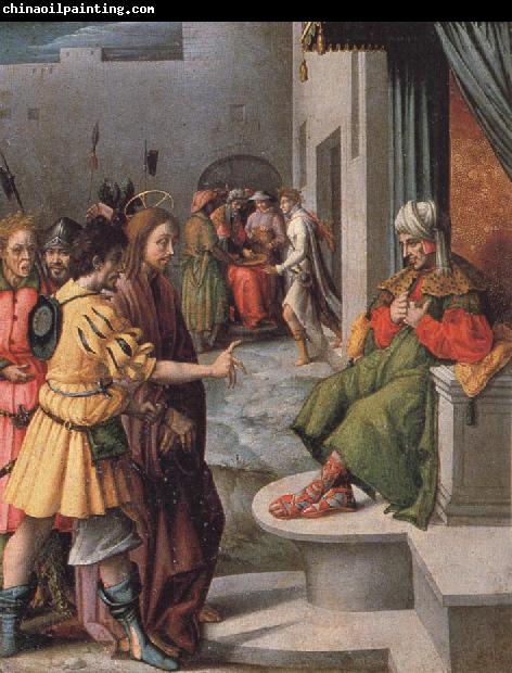 Bachiacca Christ before Caiaphas