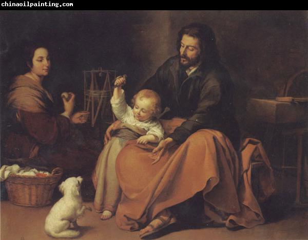 Bartolome Esteban Murillo The Holy Family with a Little bird