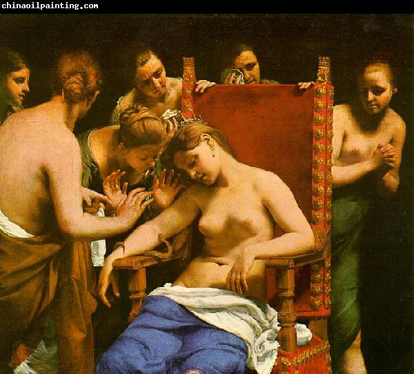 CAGNACCI, Guido The Death of Cleopatra