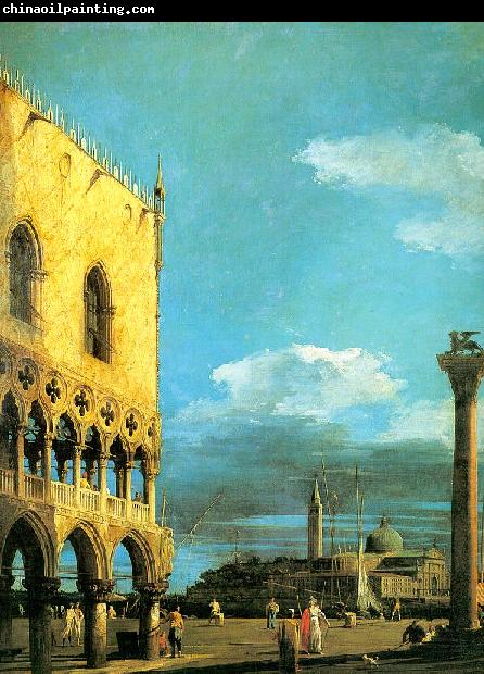 Canaletto The Piazzetta- Looking South