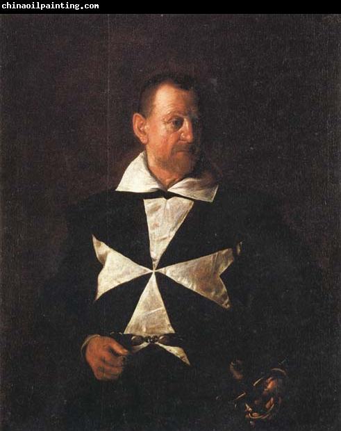 Caravaggio Portrait of a Knight of Malta