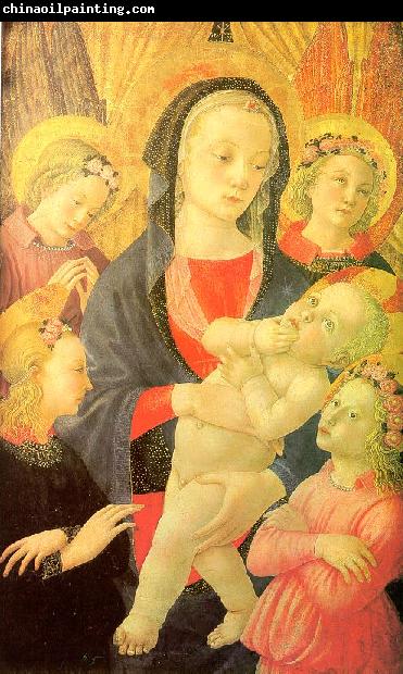 Castello Nativity, Master of the The Virgin Child Surrounded by Four Angels