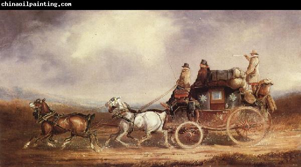 Charles Cooper The Edinburgh-London Royal Mail on the Road