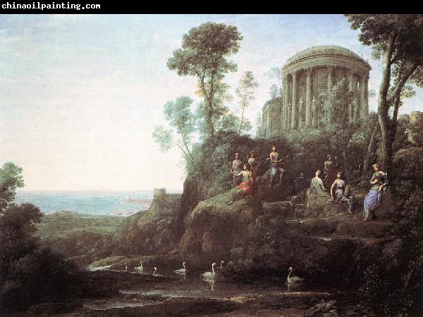 Claude Lorrain Apollo and the Muses on Mount Helion