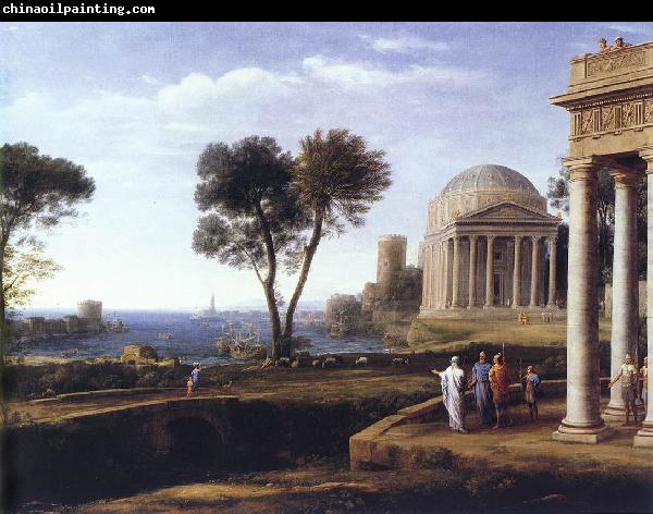 Claude Lorrain Landscape with Aeneas at Delos