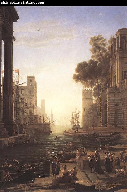 Claude Lorrain Embarkation of St Paula Romana at Ostia