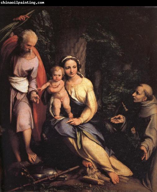 Correggio The Rest on the Flight into Egypt