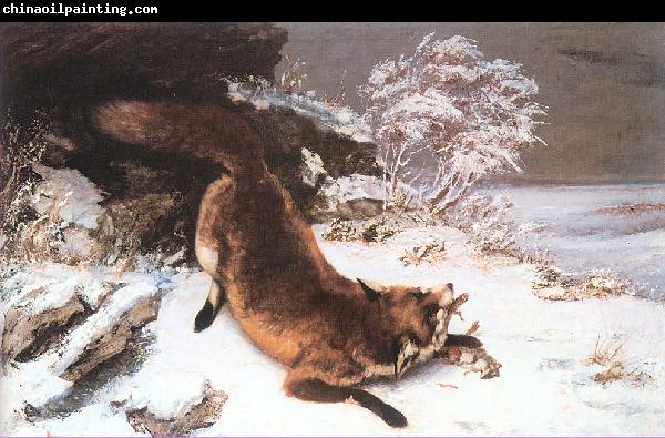 Courbet, Gustave The Fox in the Snow