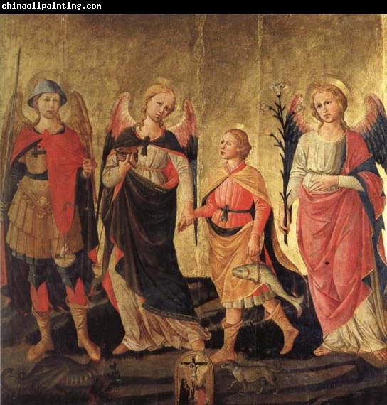 DOMENICO DI MICHELINO Tobias and the Three Archangels