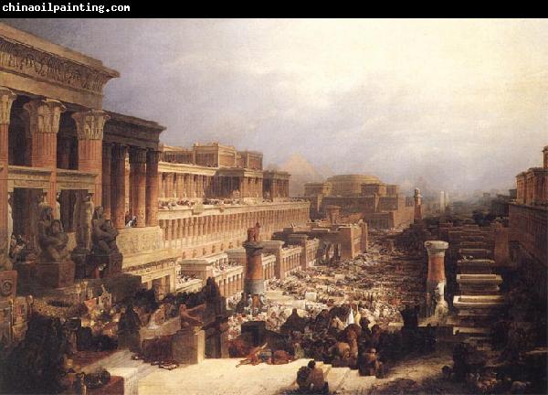 David Roberts The Israelites Leaving Egypt