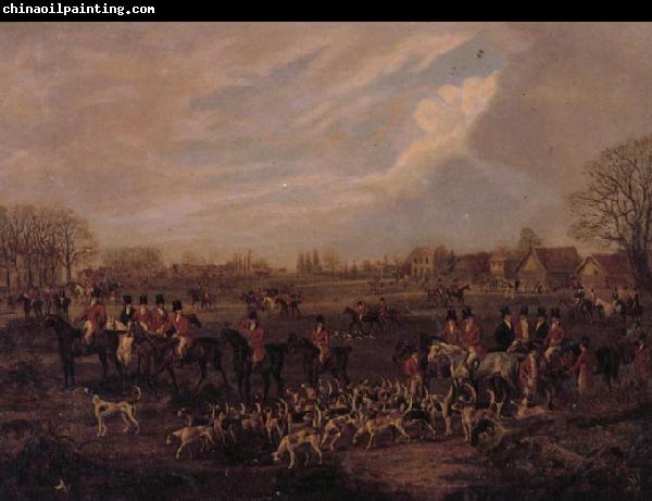 Dean Wolstenholme The Essex Hunt,1831 A set of Four Paintings