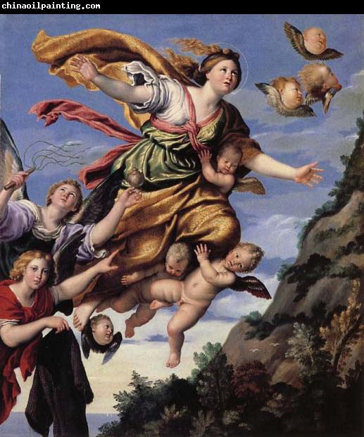 Domenichino The Assumption of Mary Magdalen into Heaven