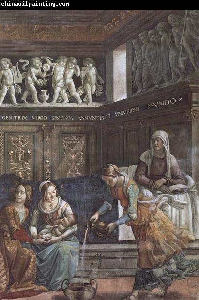 Domenicho Ghirlandaio Details of Geburt Marias