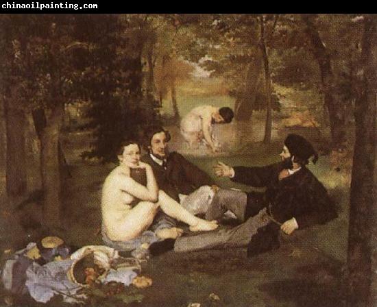 Edouard Manet Le dejeuner sur l herbe