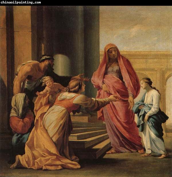 Eustache Le Sueur The Prsent of the Virgin in the Temple