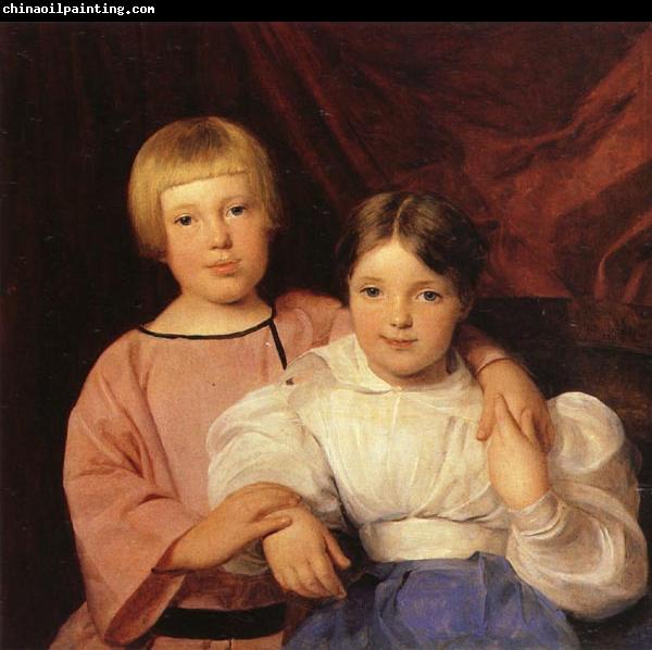 Ferdinand Georg Waldmuller Children