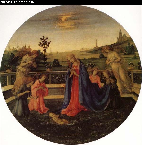 Filippino Lippi Adoration of the Christ Child