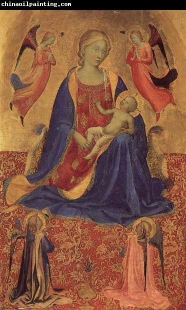 Fra Angelico Madonna and Child with Angles