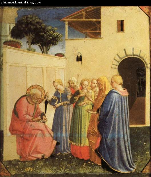 Fra Angelico The Naming of the Baptist