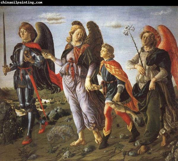 Francesco Botticini Tobias and the Tree Archangels