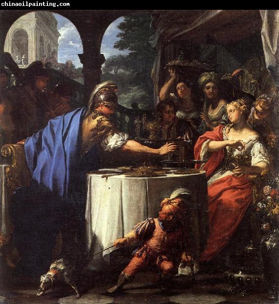 Francesco Trevisani The Banquet of Mark Antony and Cleopatra