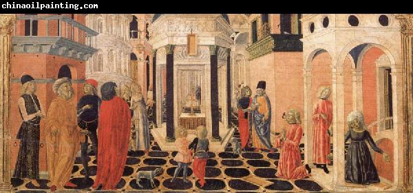 Francesco di Giorgio Martini Three Stories from the Life of St.Benedict