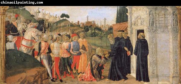 Francesco di Giorgio Martini Three Stories from the Life of St.Benedict