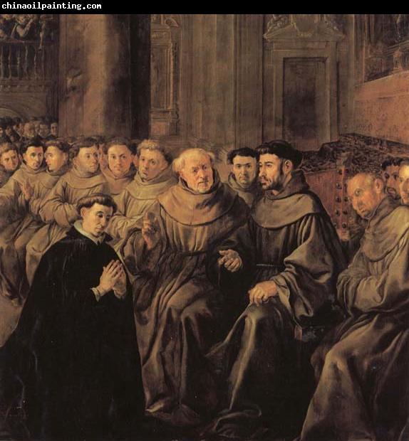 Francisco de herrera the elder St.Bonaventure Receiving the Habit of St.Francis