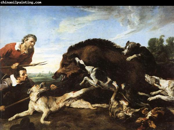 Frans Snyders Wild Boar Hunt