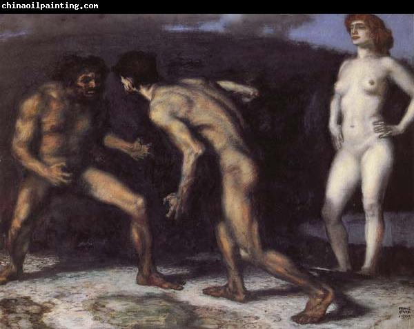 Franz von Stuck Battle for a Woman