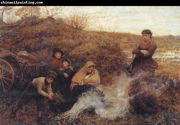 Frederick Walker,ARA,RWS The Vagrants