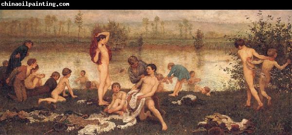 Frederick Walker,ARA,RWS The Bathers