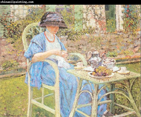 Frieseke, Frederick Carl Breakfast in the Garden