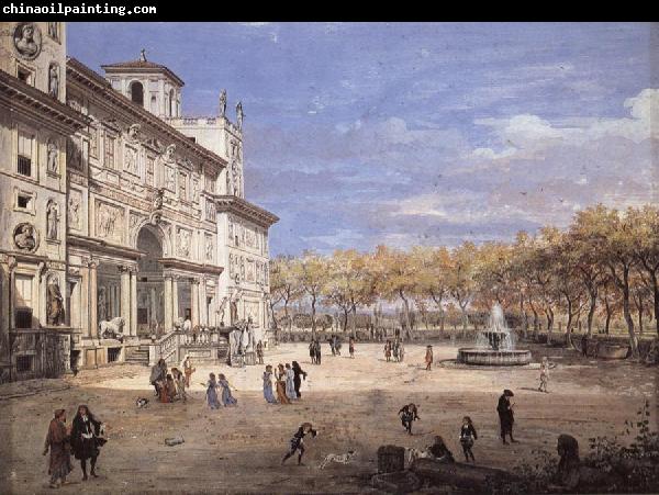 Gaspar Van Wittel The Villa Medici in Rome