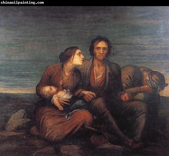 George Frederick watts,O.M.,R.A. The Irish Famine