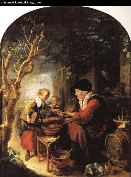 Gerrit Dou The Fritter Seller