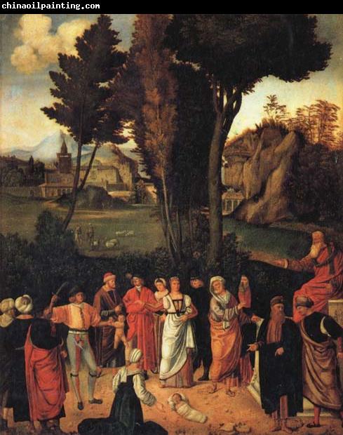 Giorgione THe Judgment of Solomon