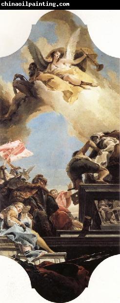 Giovanni Battista Tiepolo Erection of a Statue to an Emperor