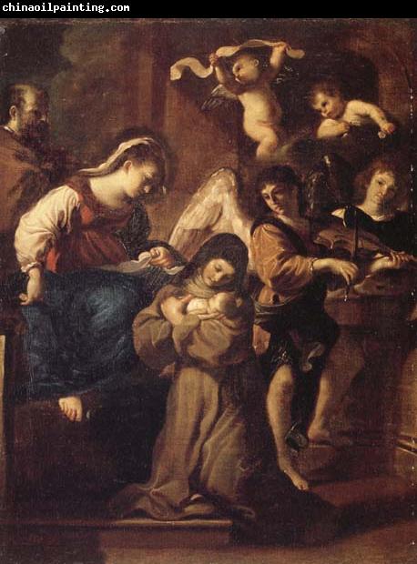 Giovanni Francesco Barbieri Called Il Guercino The Vistion of St.Francesca Romana