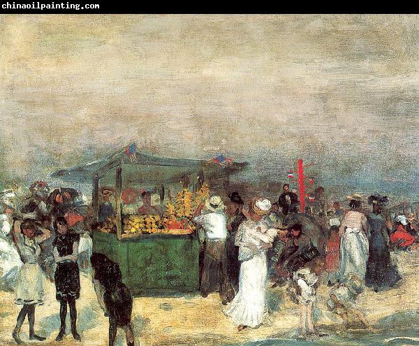 Glackens, William James Fruit Stand, Coney Island