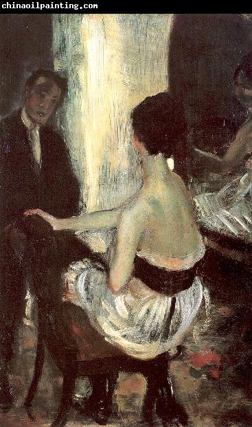 Glackens, William James Seated Actress with Mirror