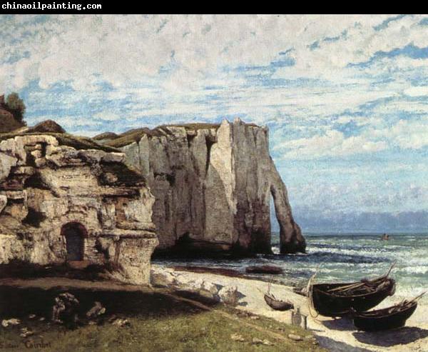 Gustave Courbet La Cote a Etretat apres la tempete