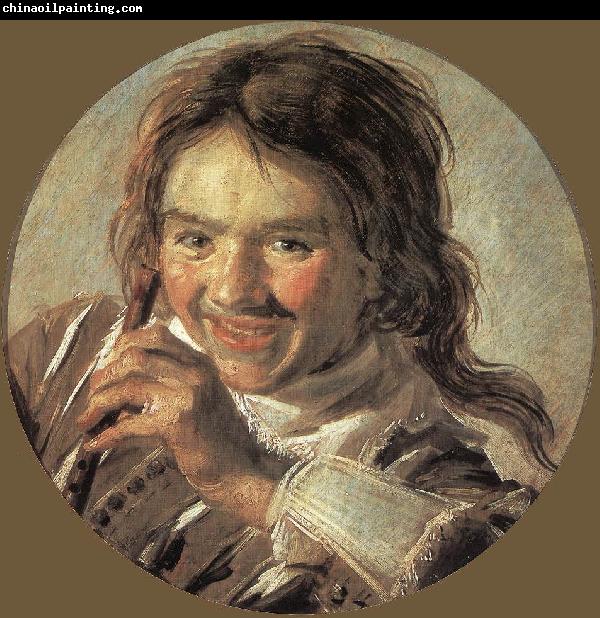 HALS, Frans Boy holding a Flute (Hearing)