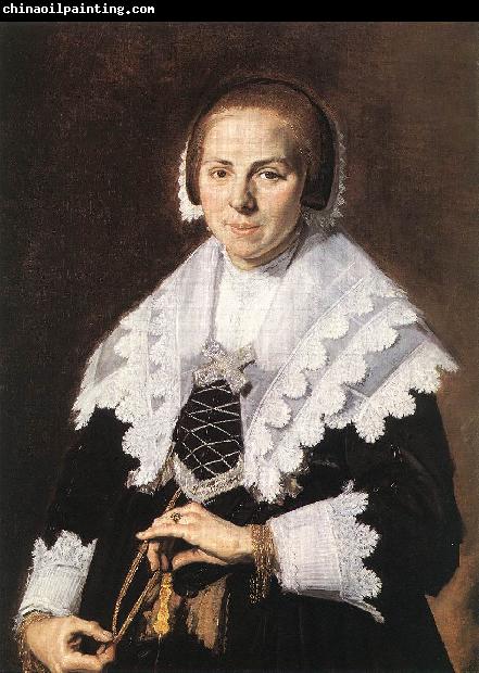 HALS, Frans Portrait of a Woman Holding a Fan